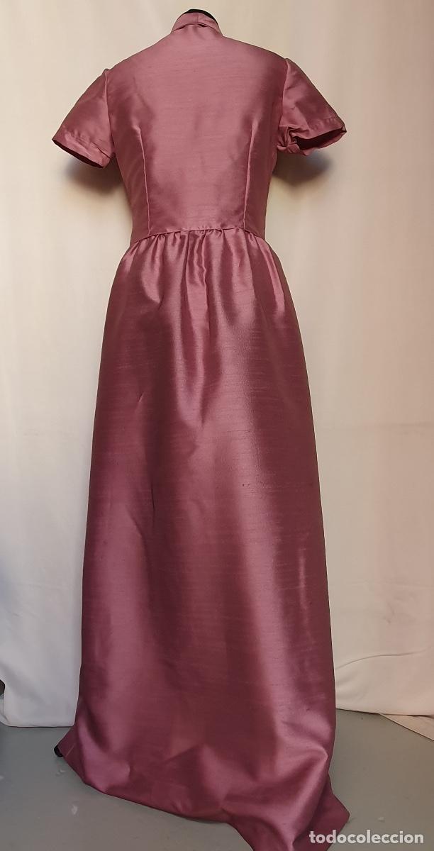 Vintage: Vestido rosa con jaretas - Foto 5