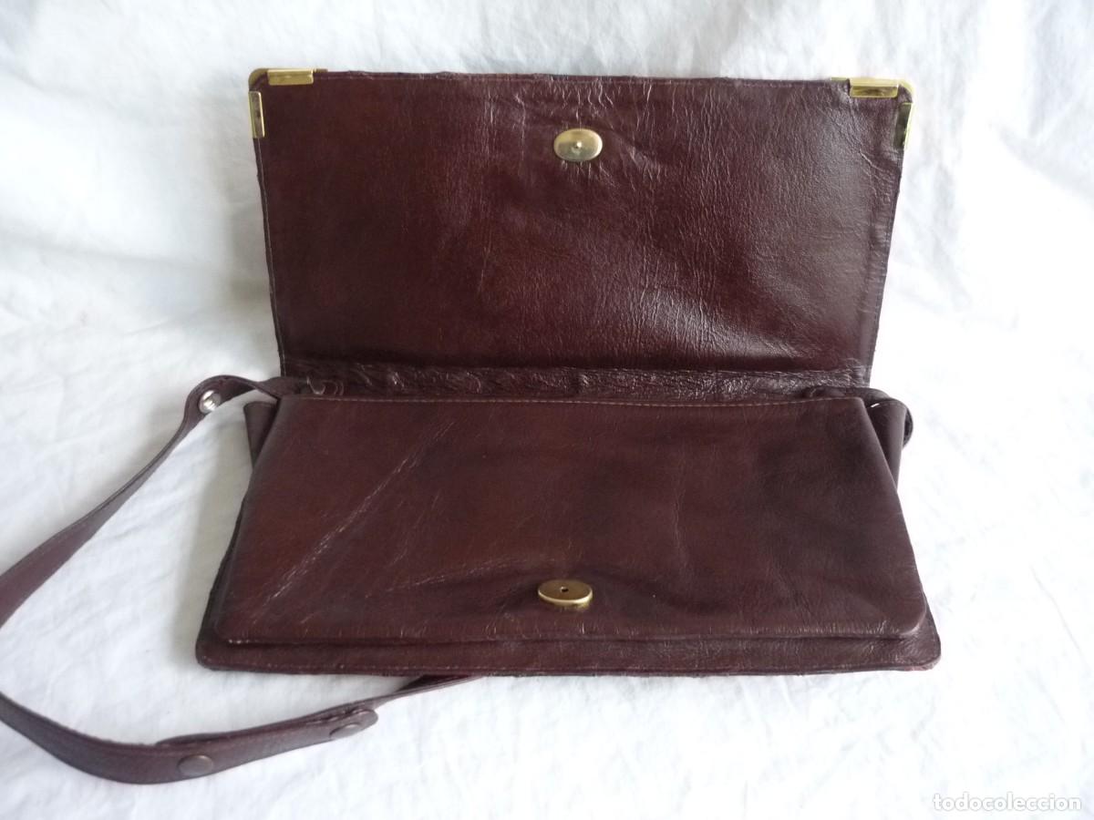 Vintage: Bolso fabricado con piel de serpiente - Foto 8