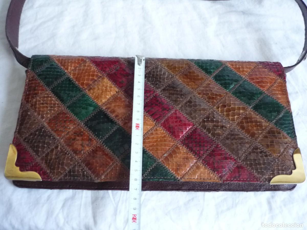 Vintage: Bolso fabricado con piel de serpiente - Foto 12