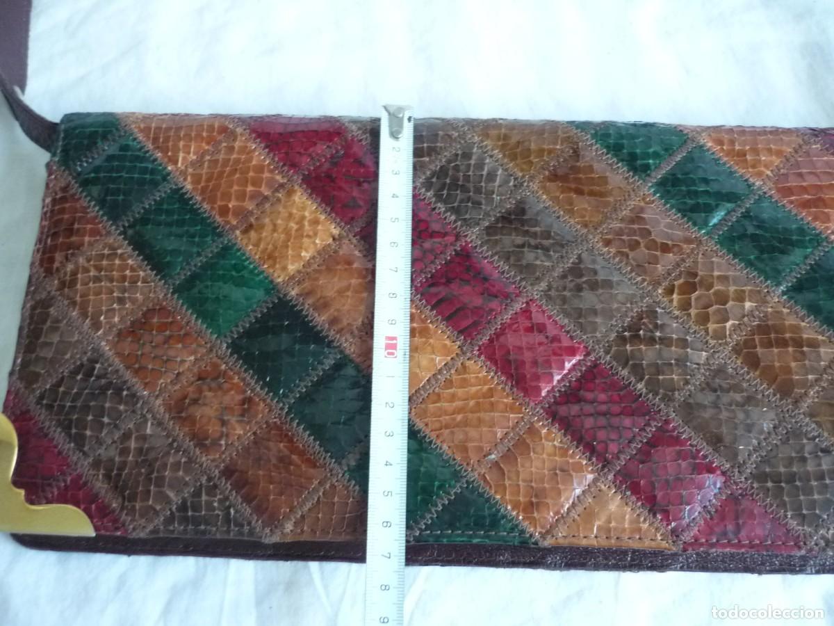 Vintage: Bolso fabricado con piel de serpiente - Foto 13