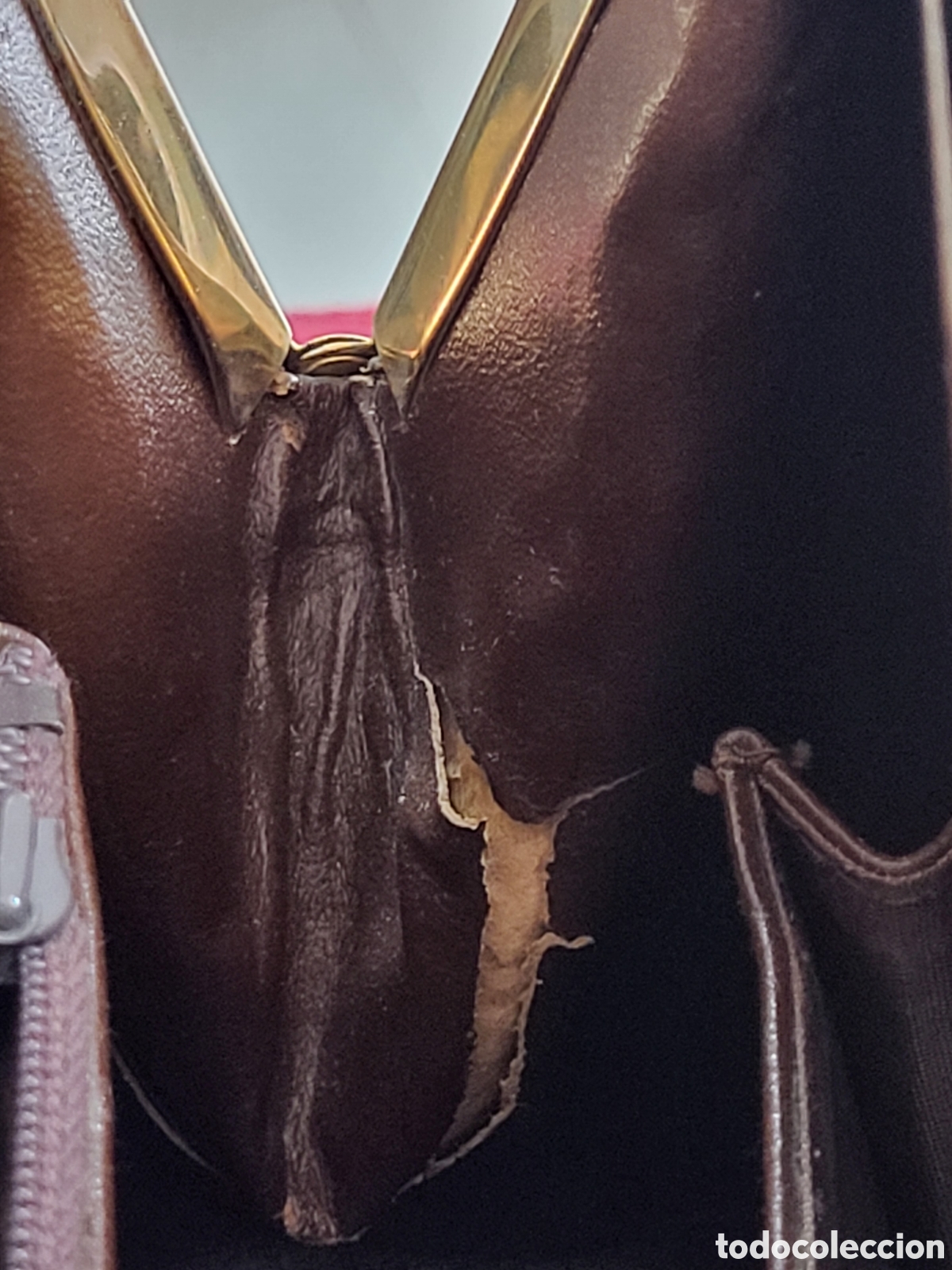 Vintage: ANTIGUO BOLSO DE PIEL - Foto 15
