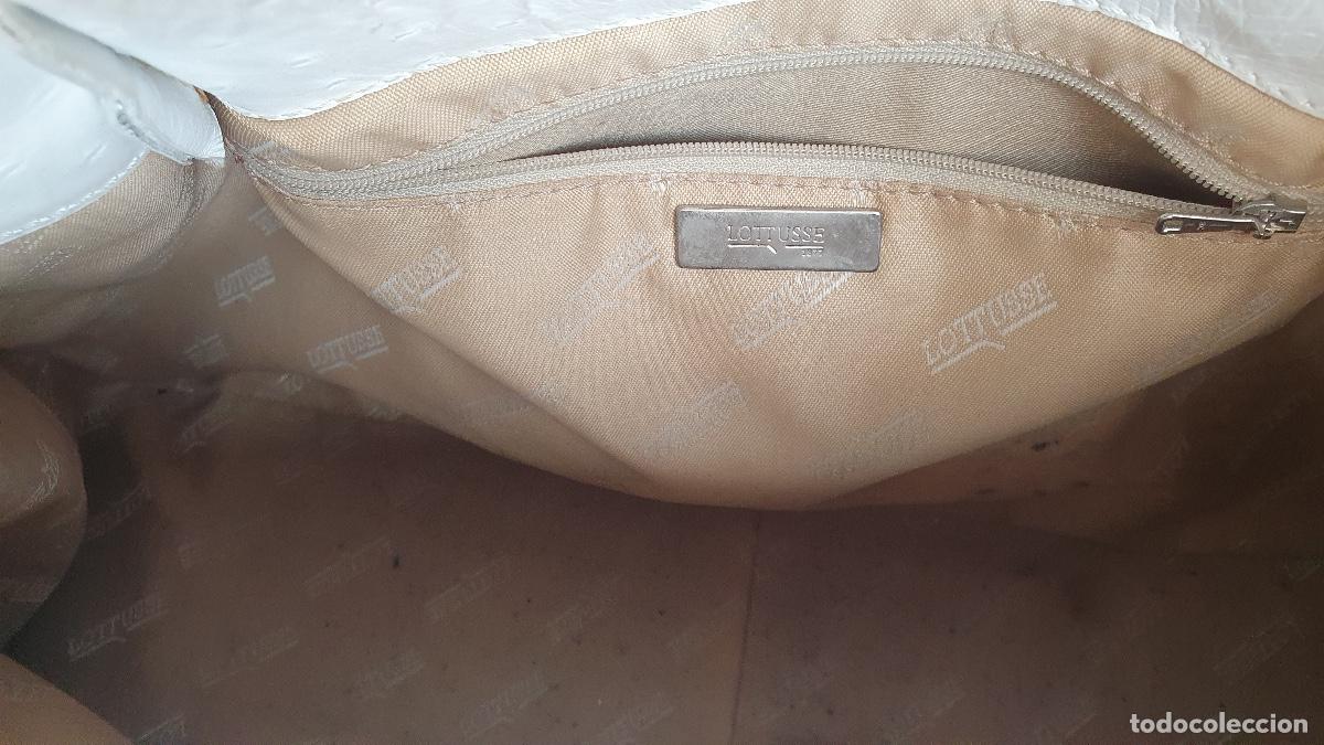 Vintage: Bolso shopingbag blanco - Foto 4