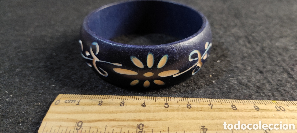 Vintage: Pulsera de madera - Foto 1