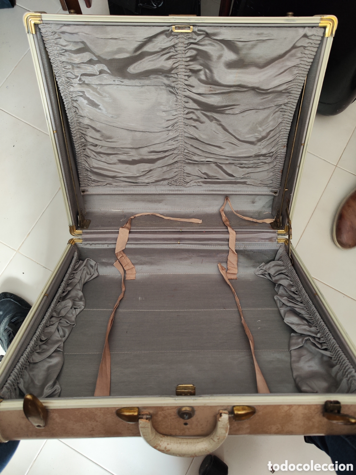 Vintage: Maleta Samsonite r&iacute;gida a&ntilde;os 50 - Foto 8