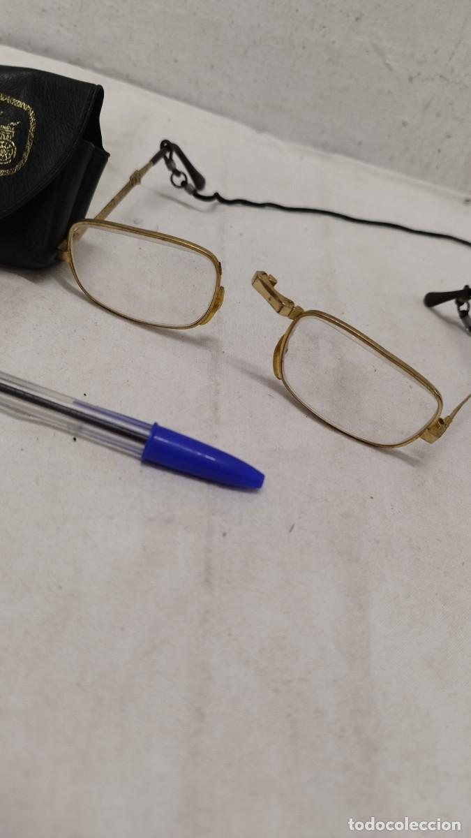 Vintage: Antiguas gafas plegables,a restaurar.Con funda - Foto 2