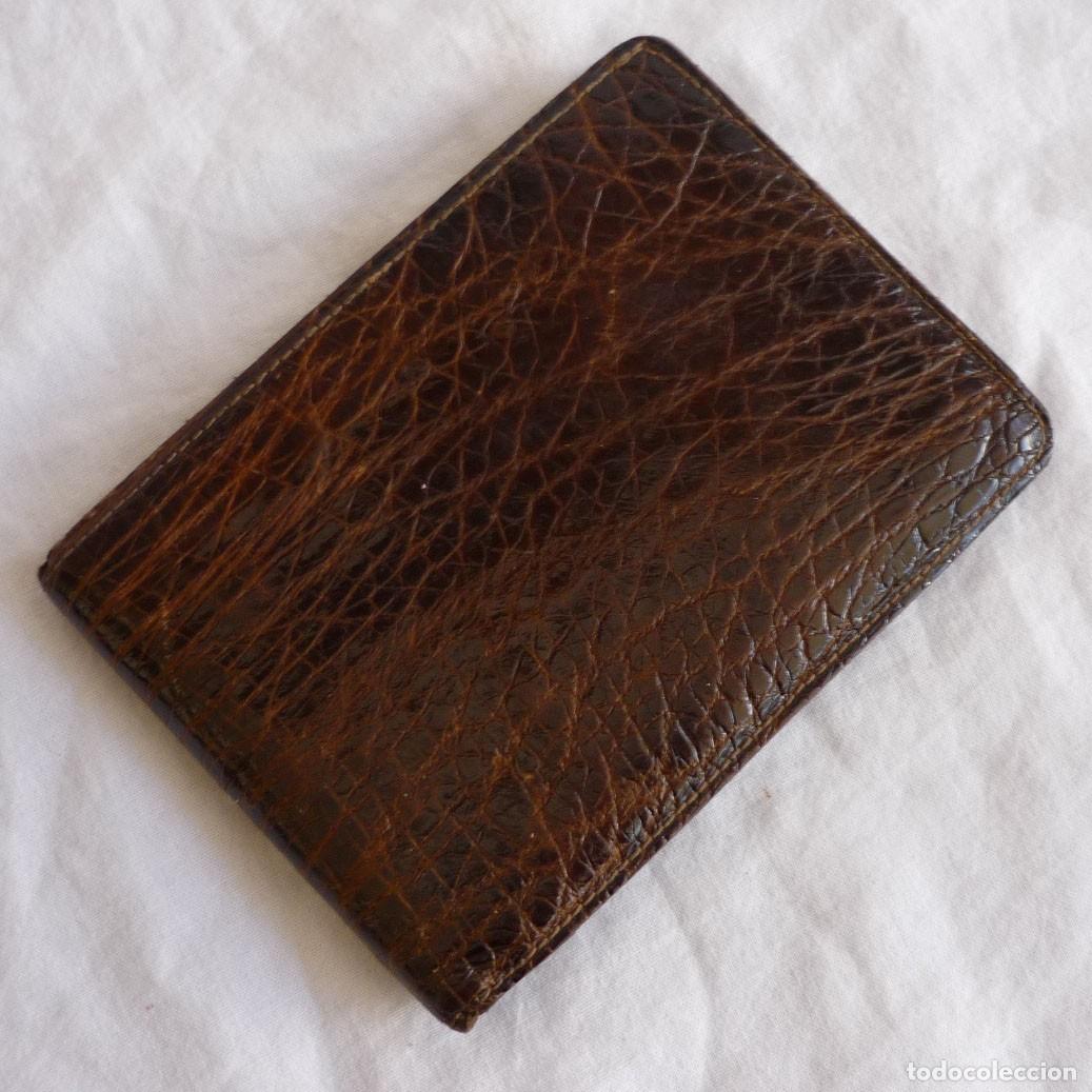 Vintage: Peculiar cartera piel de cocodrilo HELCO - Foto 1