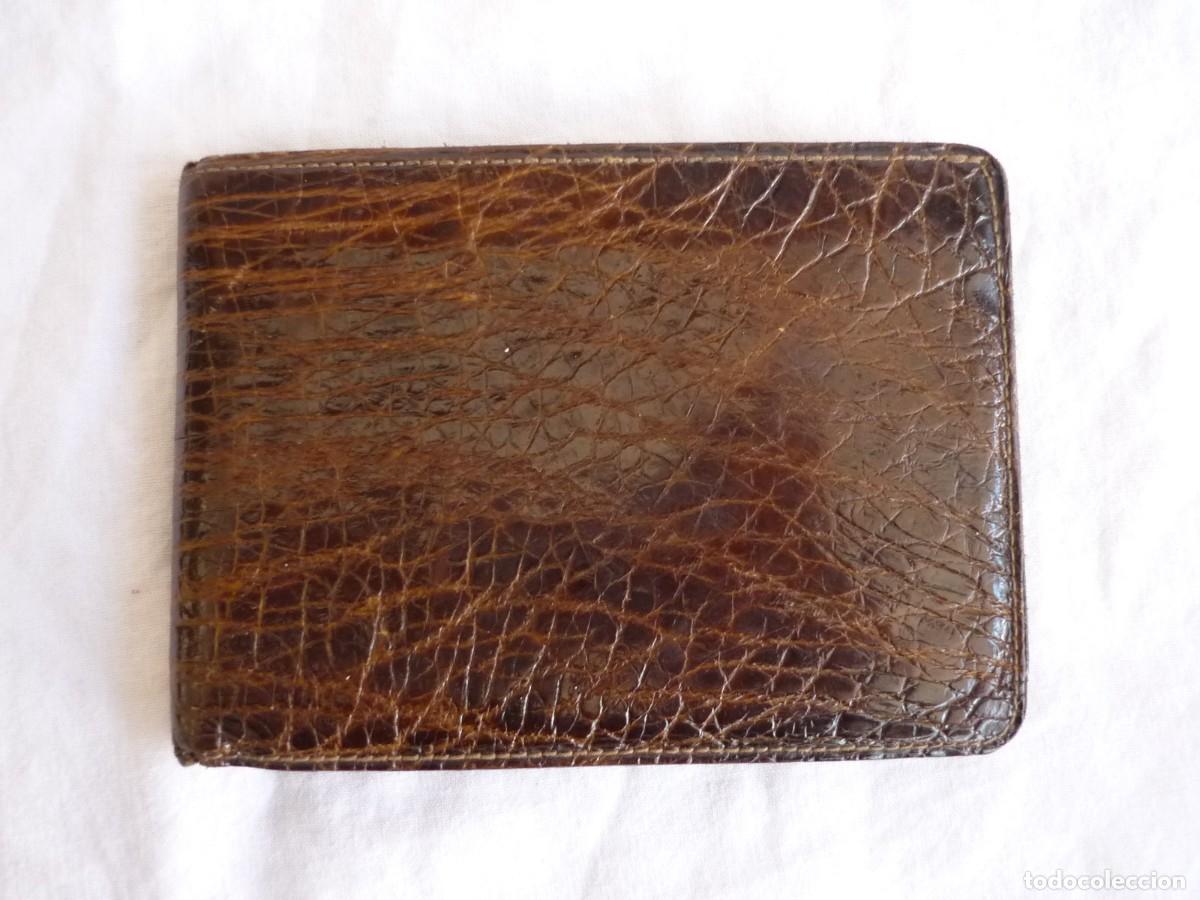 Vintage: Peculiar cartera piel de cocodrilo HELCO - Foto 2