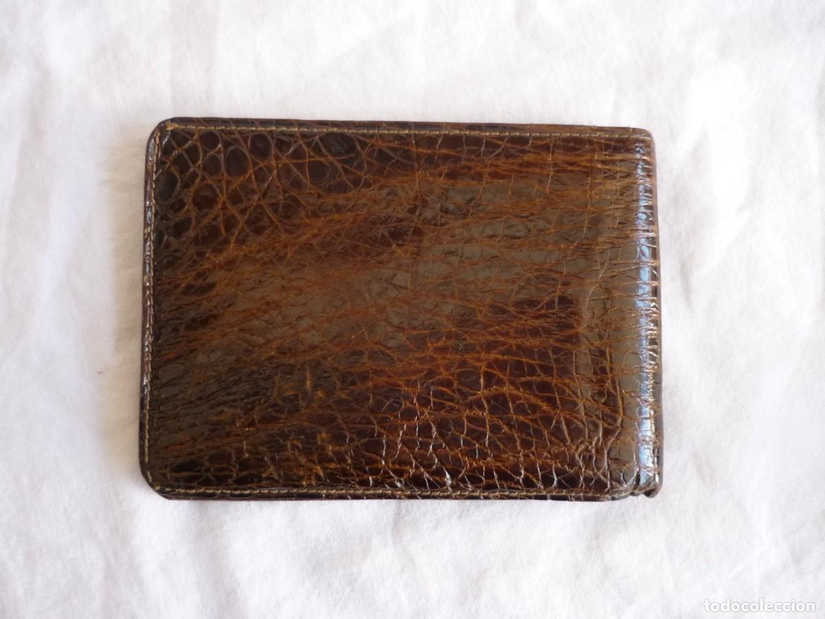 Vintage: Peculiar cartera piel de cocodrilo HELCO - Foto 3
