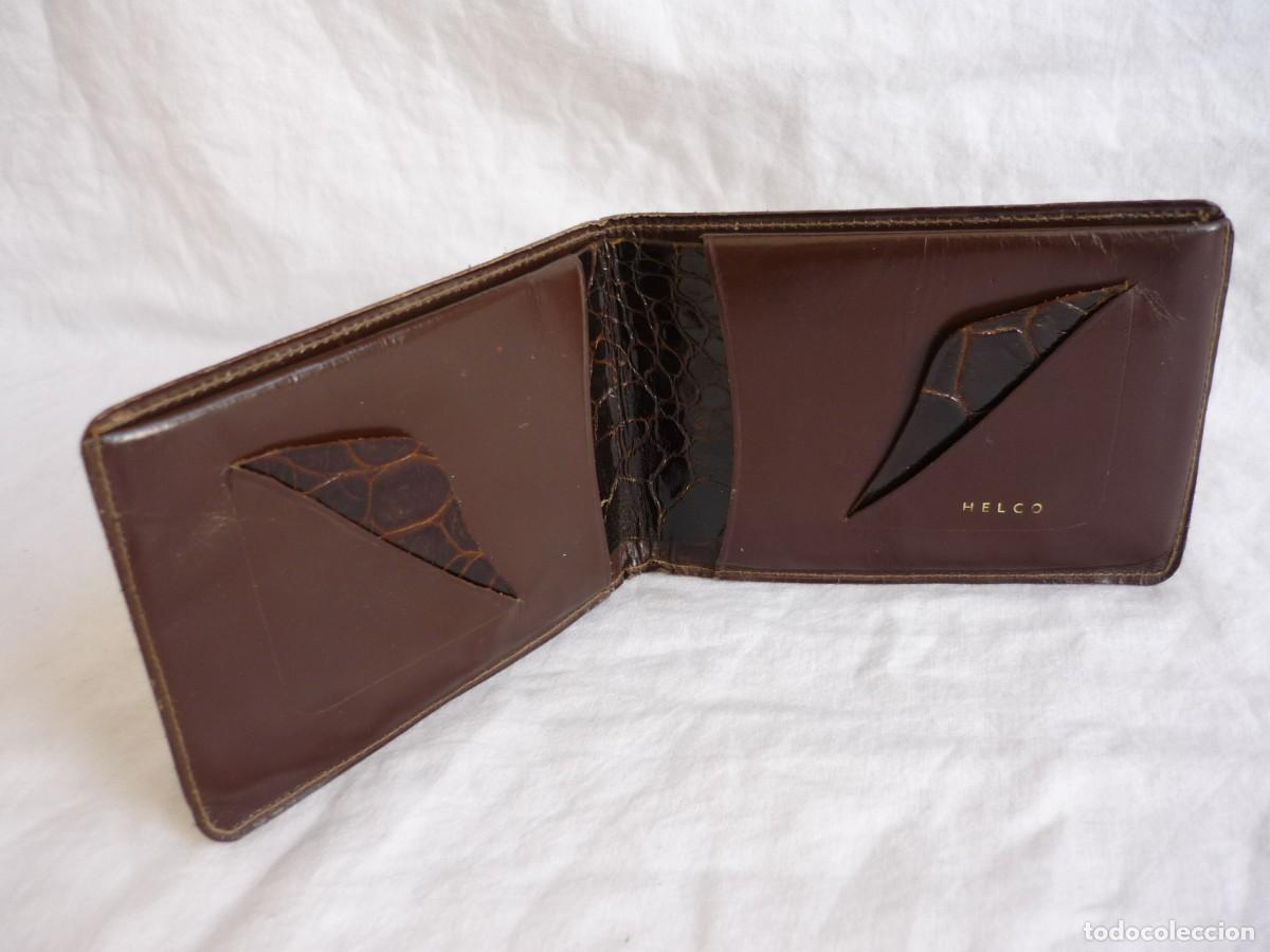 Vintage: Peculiar cartera piel de cocodrilo HELCO - Foto 4