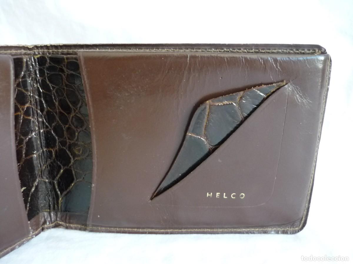 Vintage: Peculiar cartera piel de cocodrilo HELCO - Foto 5