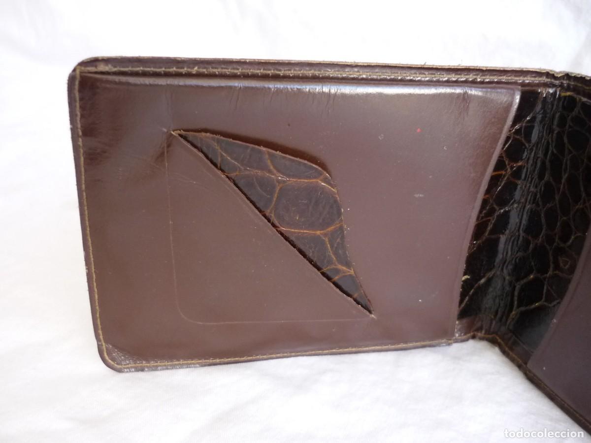 Vintage: Peculiar cartera piel de cocodrilo HELCO - Foto 6