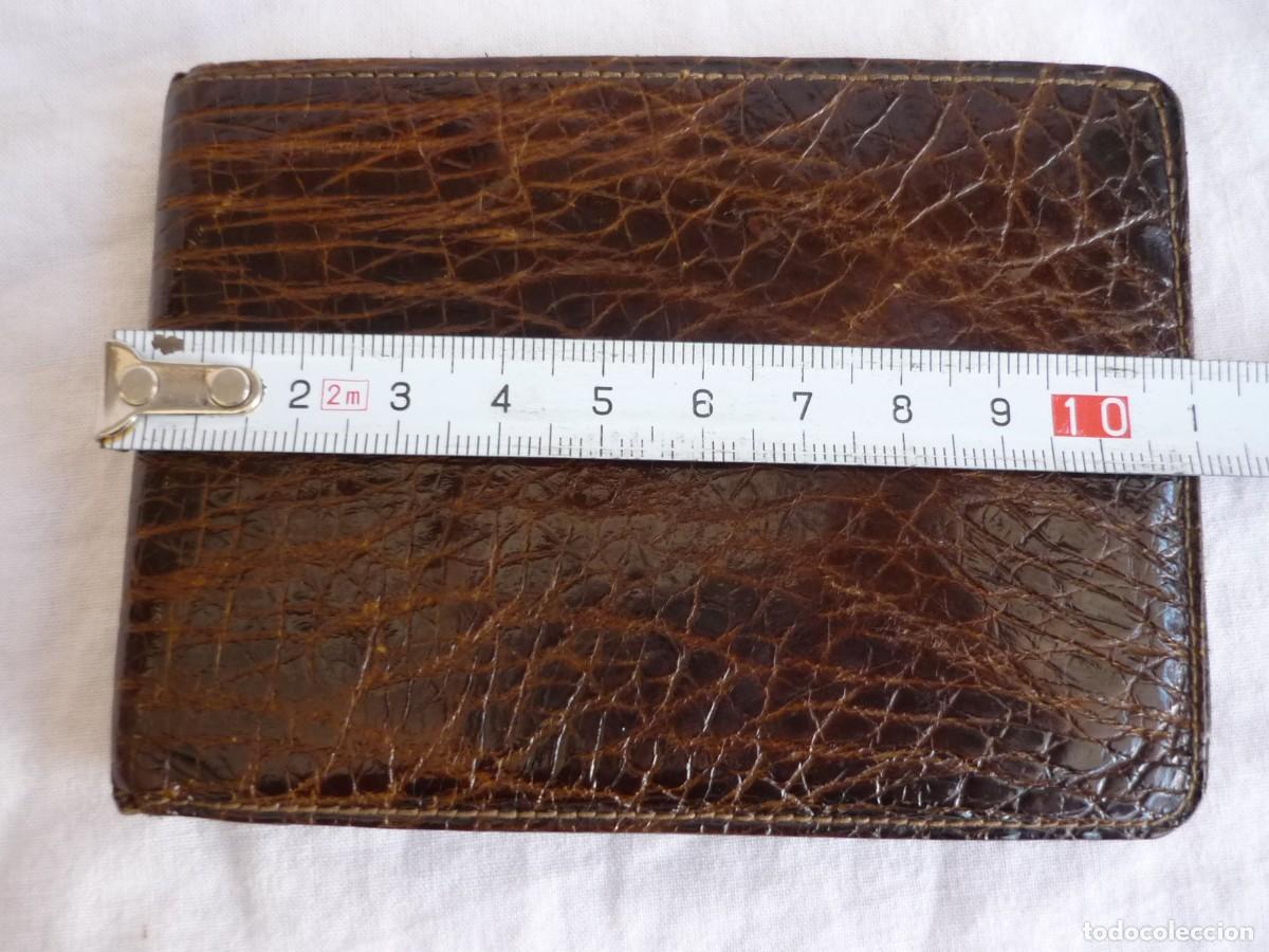 Vintage: Peculiar cartera piel de cocodrilo HELCO - Foto 8