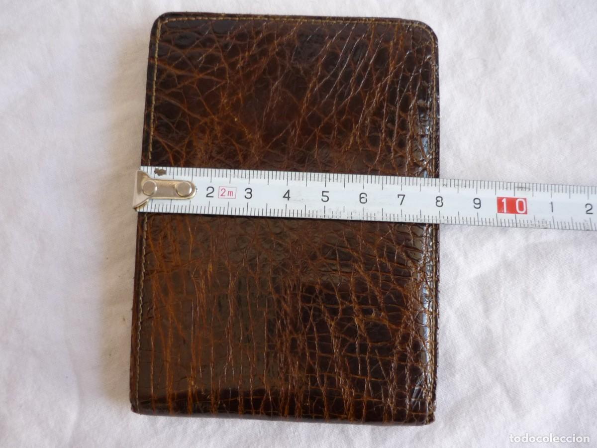 Vintage: Peculiar cartera piel de cocodrilo HELCO - Foto 9
