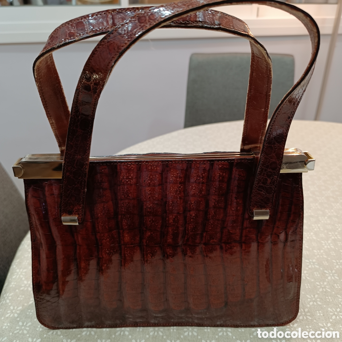 Vintage: Bolso cocodrilo autentico - Foto 1