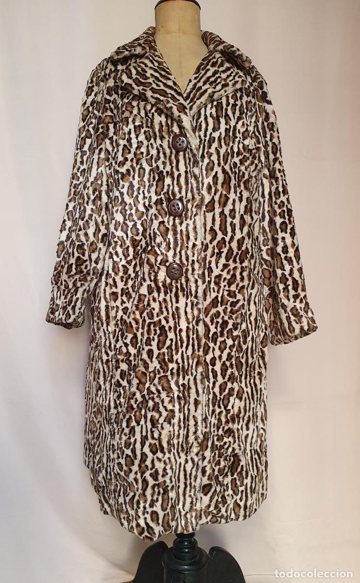 Vintage: Abrigo de leopardo sintetico - Foto 1