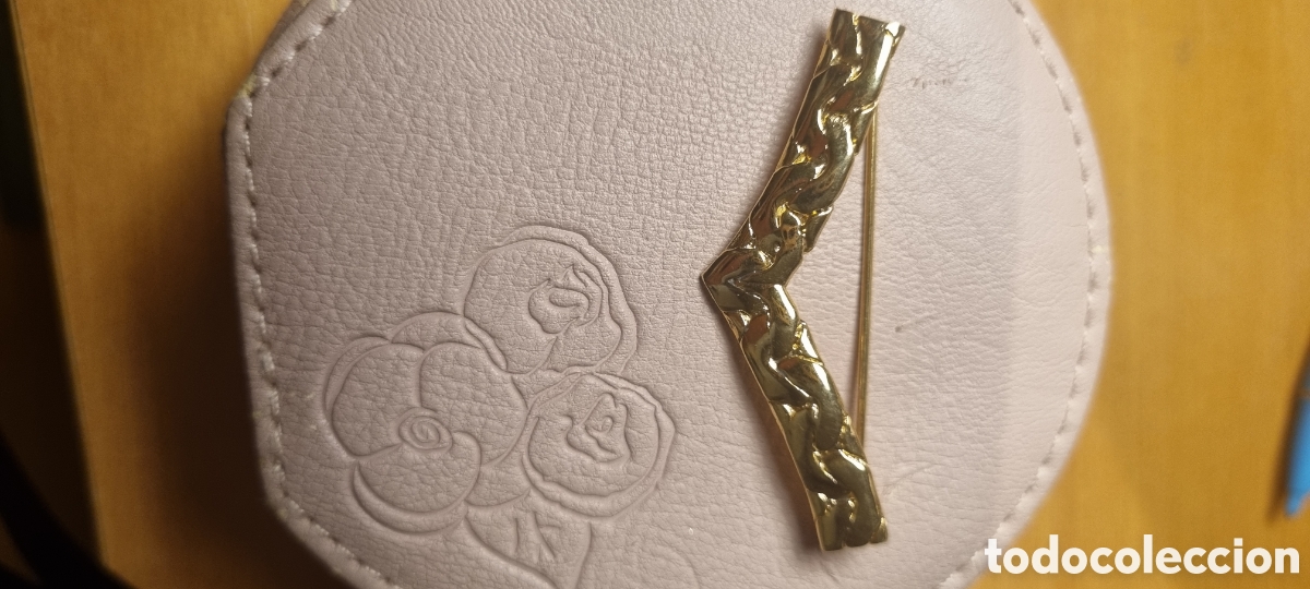 Vintage: Broche Napier dorado - Foto 2