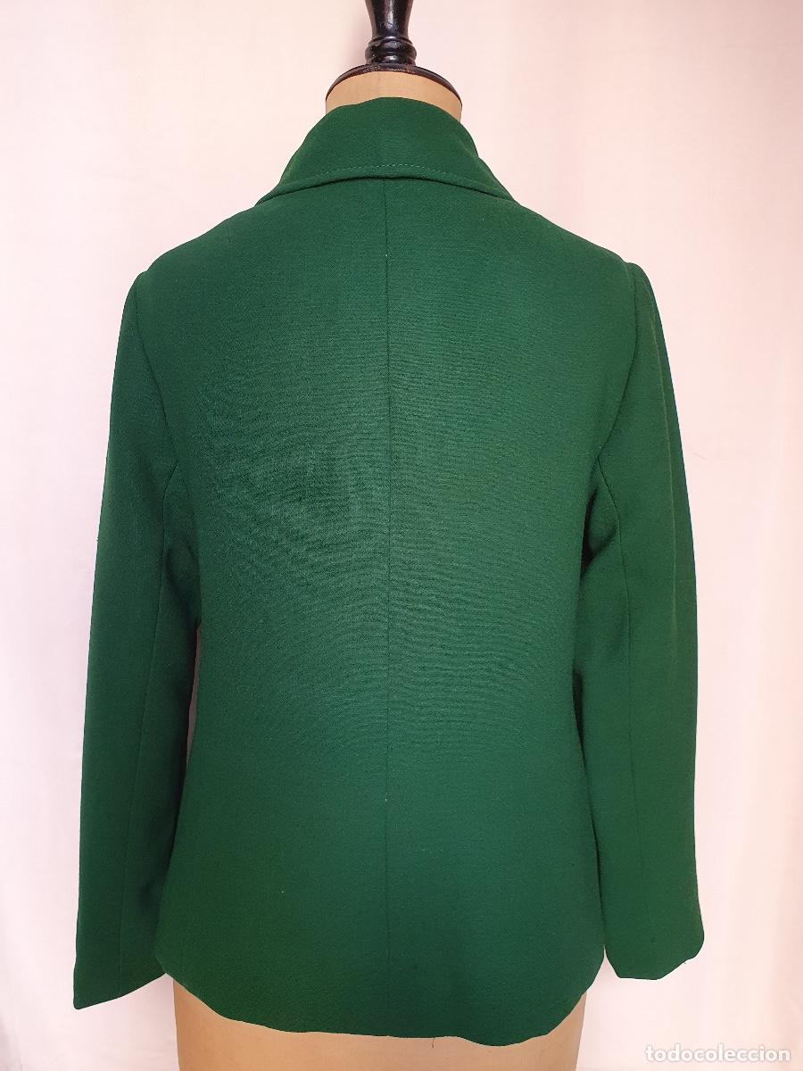 Vintage: Chaqueta verde botella a&ntilde;os 70 - Foto 2