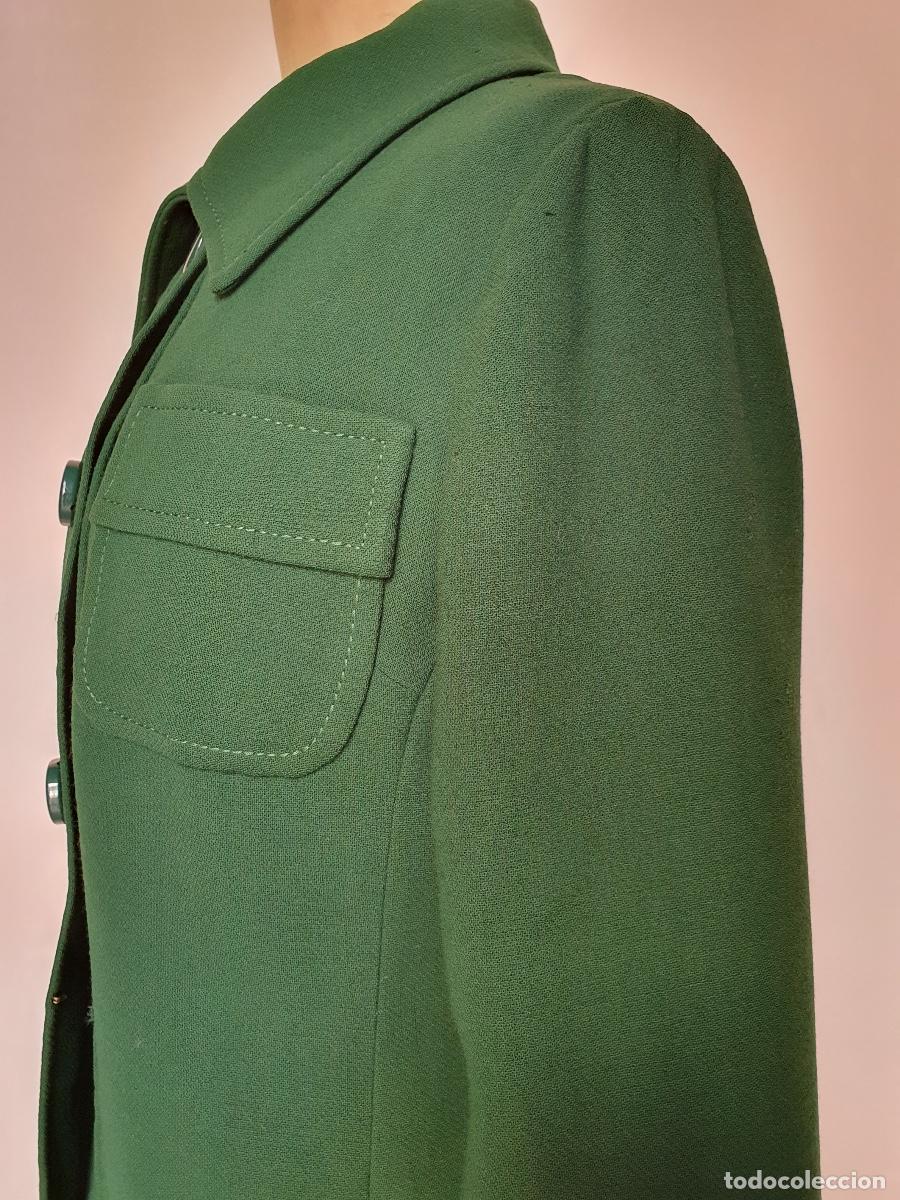 Vintage: Chaqueta verde botella a&ntilde;os 70 - Foto 4