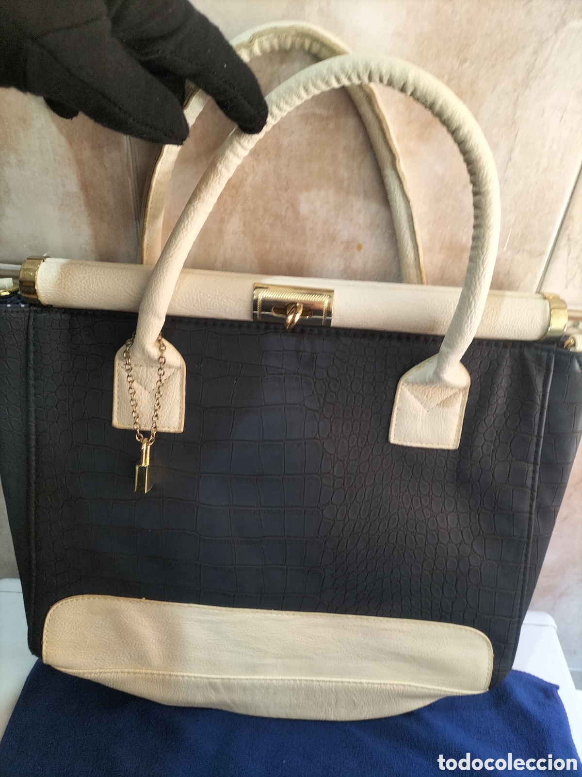 Vintage: Bolso en PVC. - Foto 4