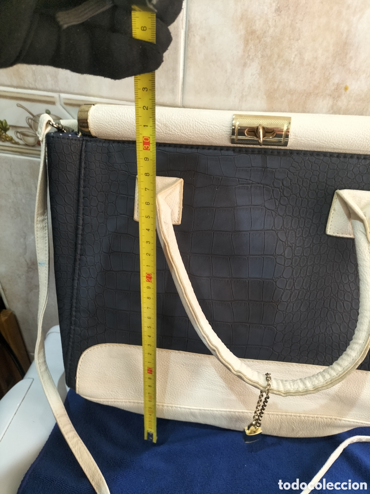 Vintage: Bolso en PVC. - Foto 9