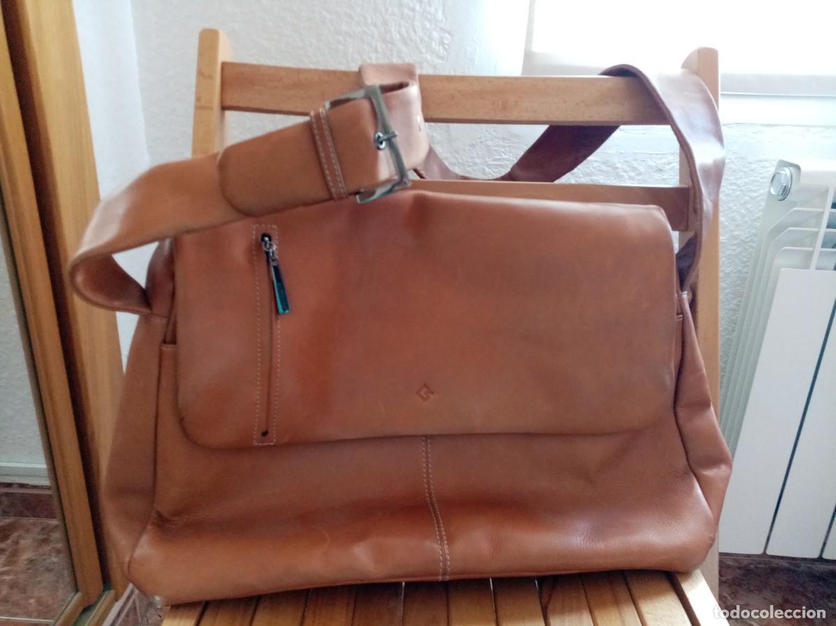 Vintage: Bolso piel grande - Foto 1