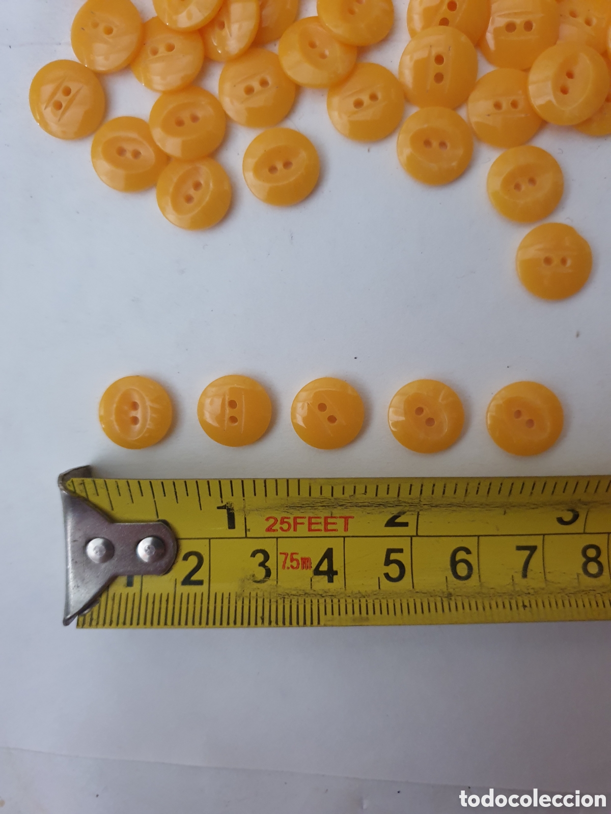 Vintage: BOTONES NARANJAS (X UNID. 1&euro;) - Foto 2