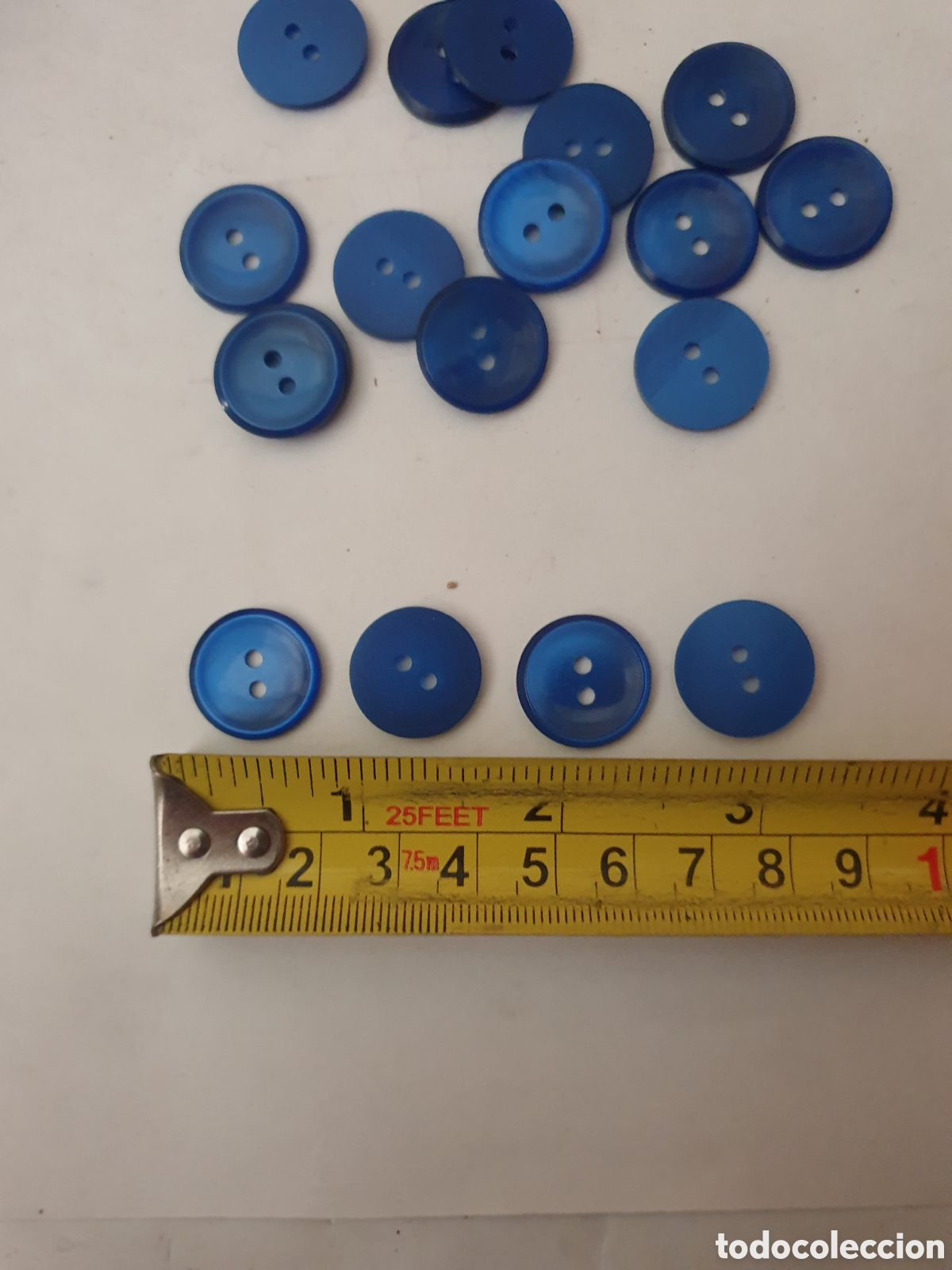 Vintage: BOTONES AZULES ( X UNID. 1&euro;) - Foto 2