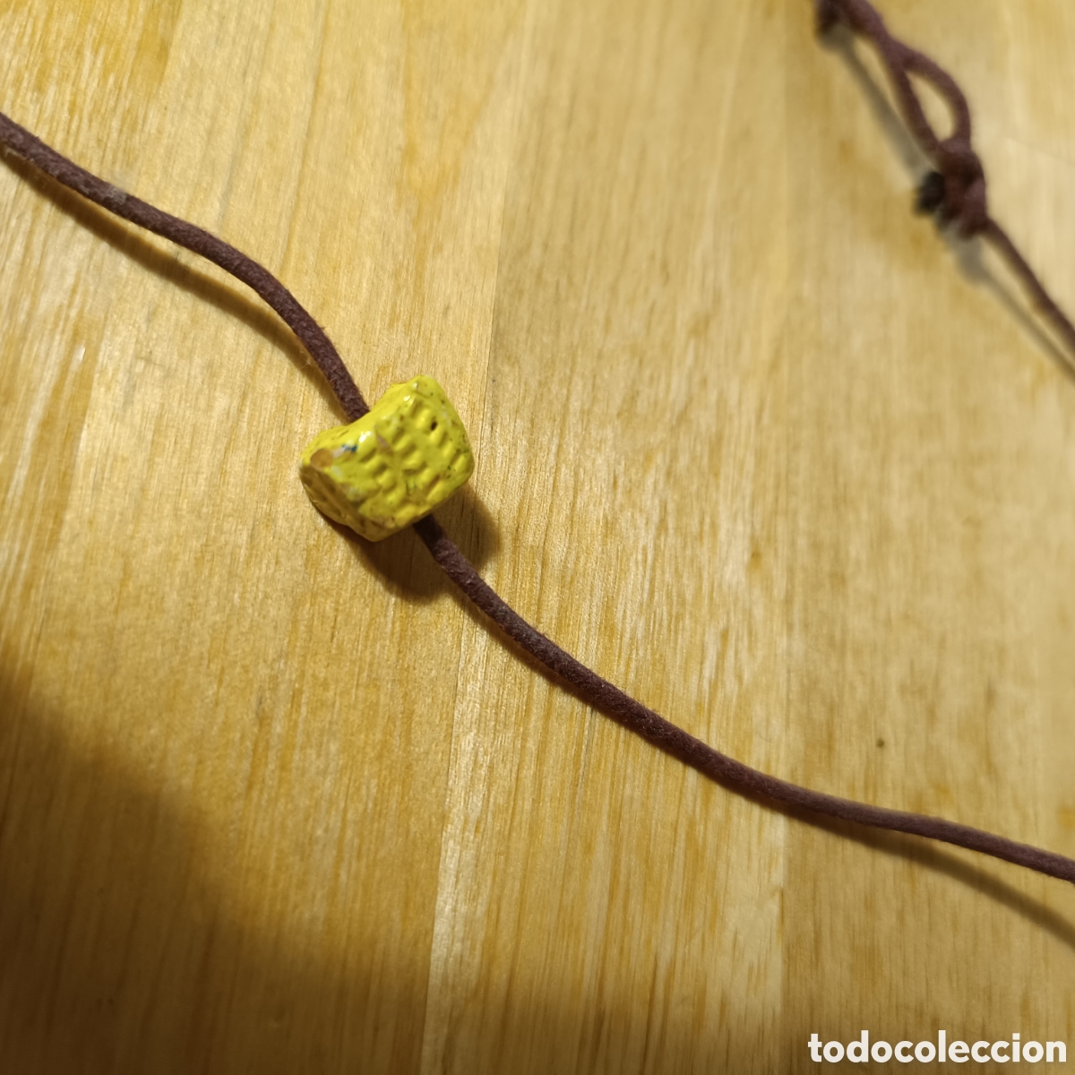 Vintage: COLLAR R&Uacute;STICO PEQUE&Ntilde;A TERRACOTA PINTADA - Foto 2