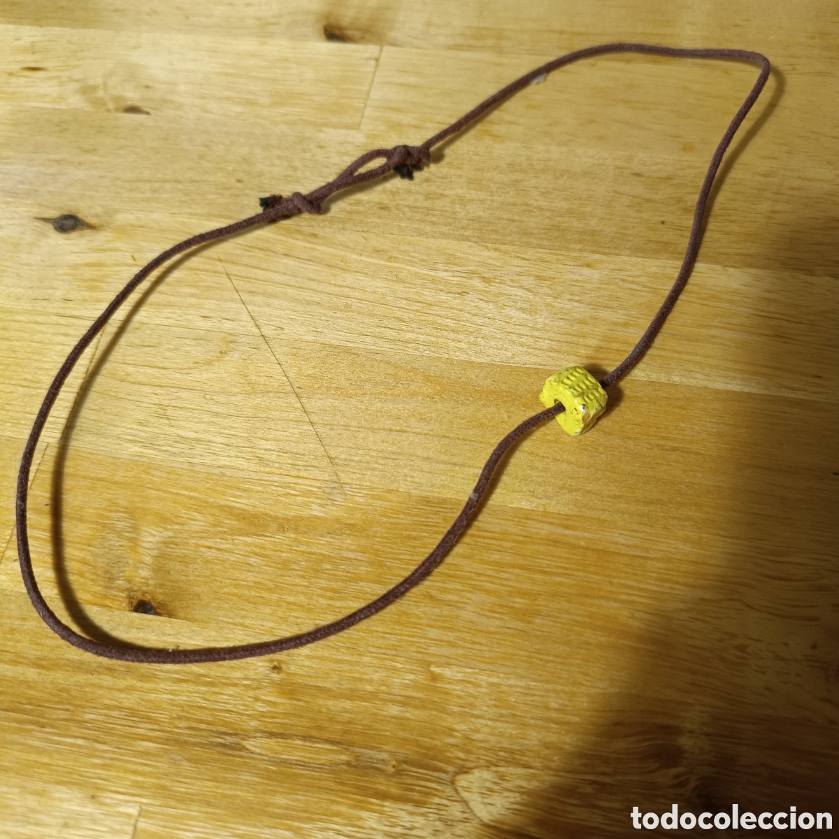 Vintage: COLLAR R&Uacute;STICO PEQUE&Ntilde;A TERRACOTA PINTADA - Foto 1