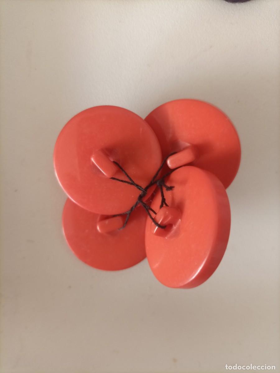 Vintage: Lote de botones tonos rojos y naranjas - Foto 6