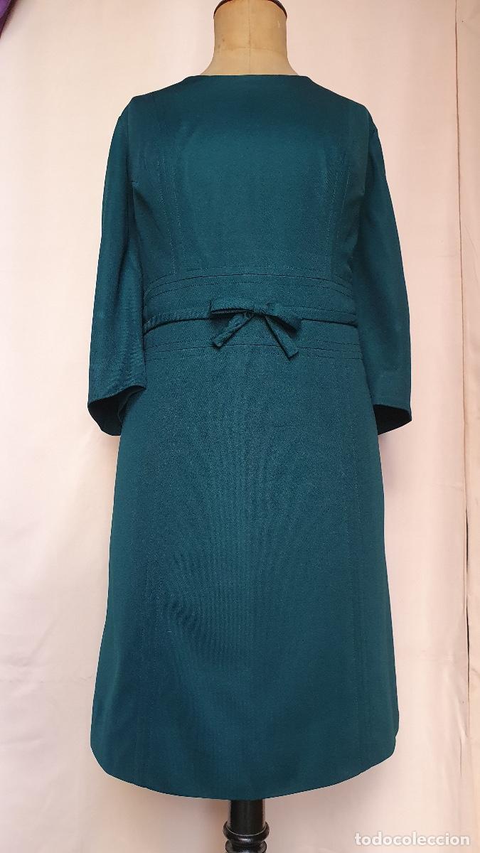 Vintage: Vestido verde botella - Foto 1