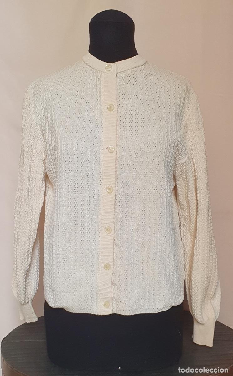 Vintage: Chaqueta de punto beige - Foto 1