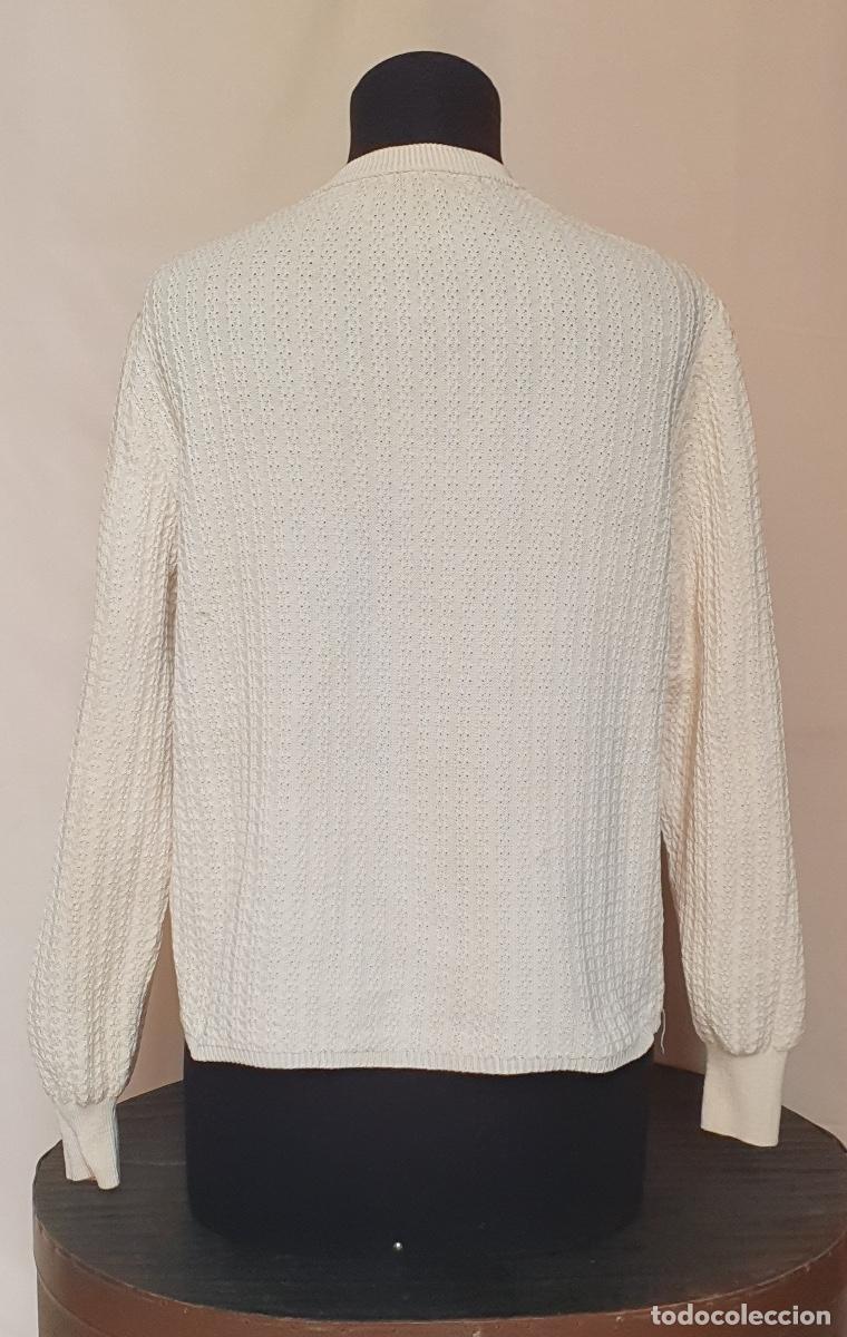 Vintage: Chaqueta de punto beige - Foto 2