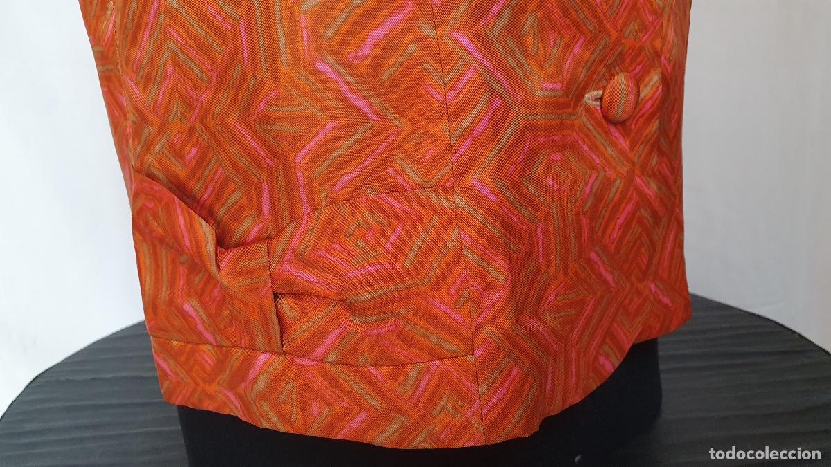 Vintage: Camisa naranja y fucsia - Foto 2
