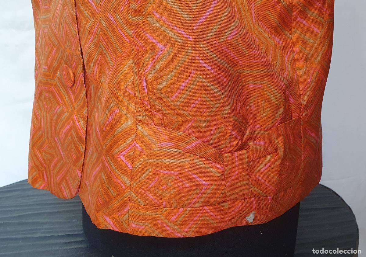 Vintage: Camisa naranja y fucsia - Foto 4