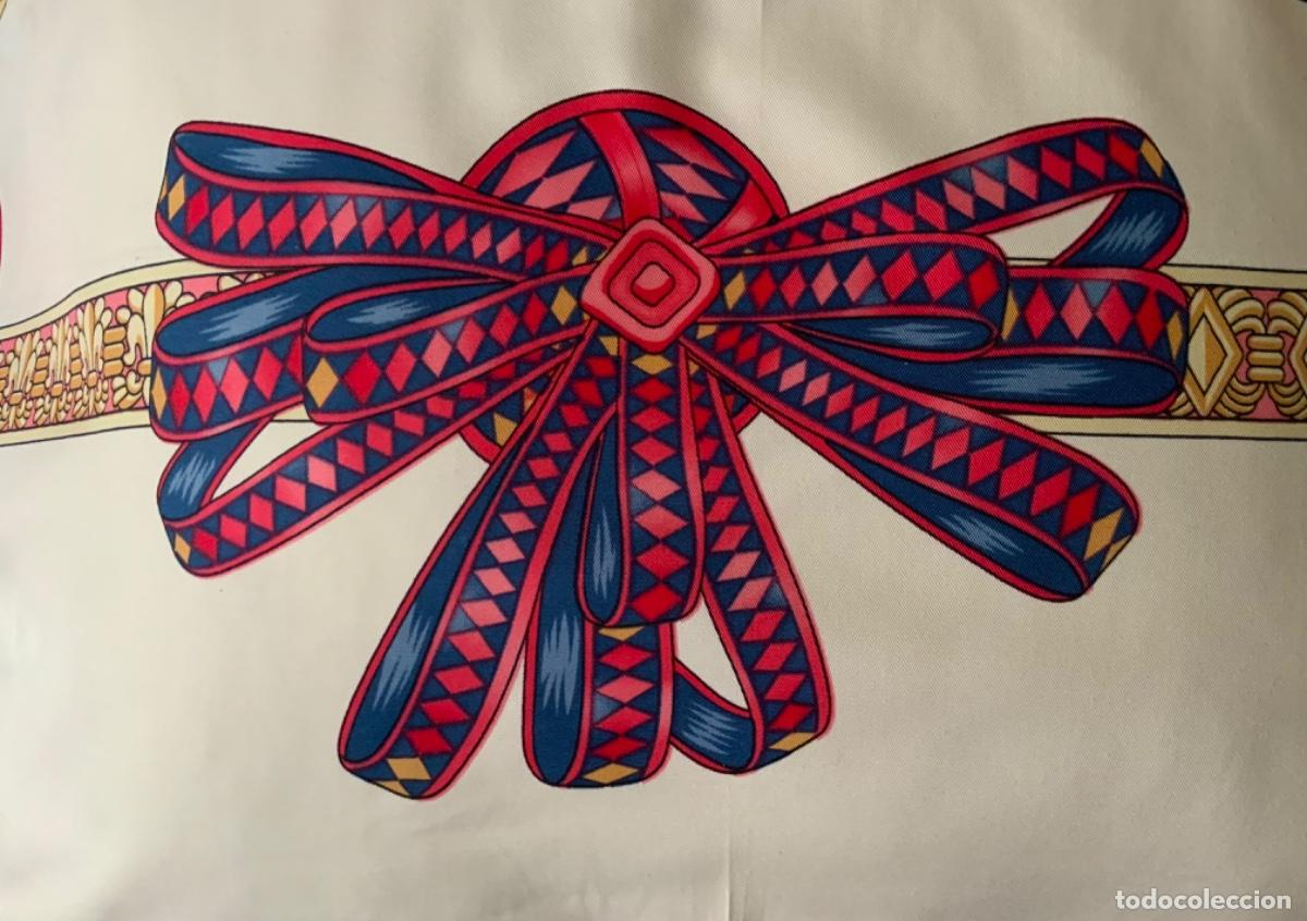 Vintage: PA&Ntilde;UELO SEDA NATURAL XXL - Foto 4