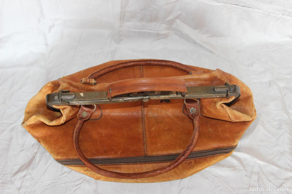 Vintage: bolso de cuero tipo medico - Foto 7