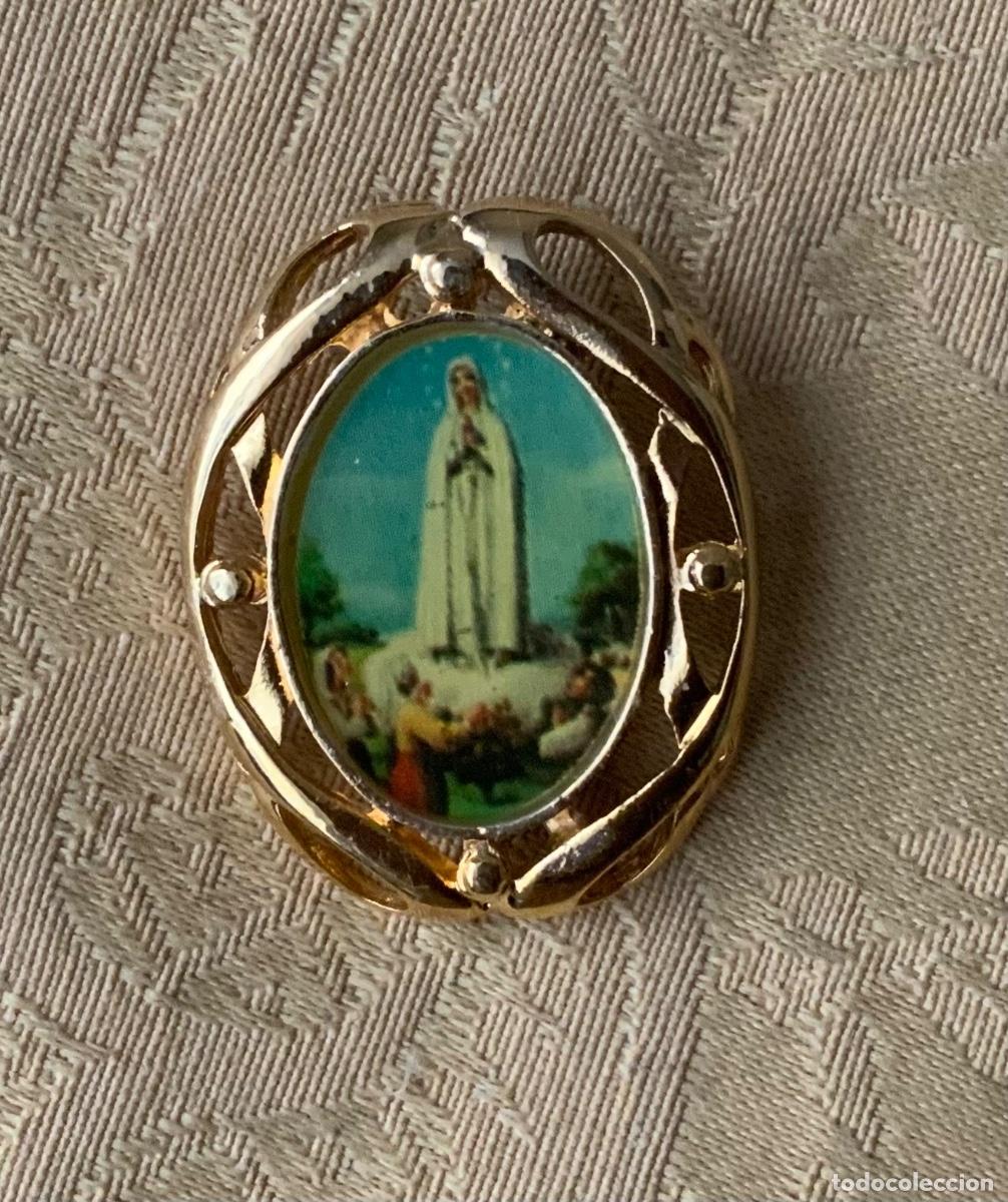 Vintage: BROCHE VINTAGE VIRGEN DE FATIMA - Foto 1