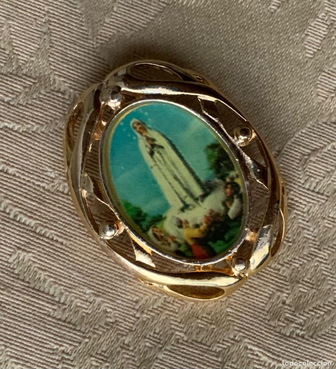 Vintage: BROCHE VINTAGE VIRGEN DE FATIMA - Foto 4