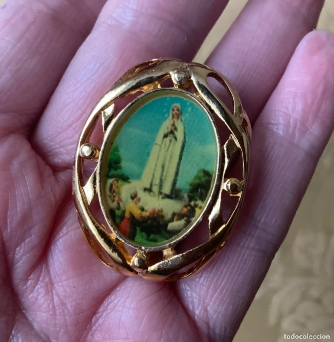 Vintage: BROCHE VINTAGE VIRGEN DE FATIMA - Foto 5