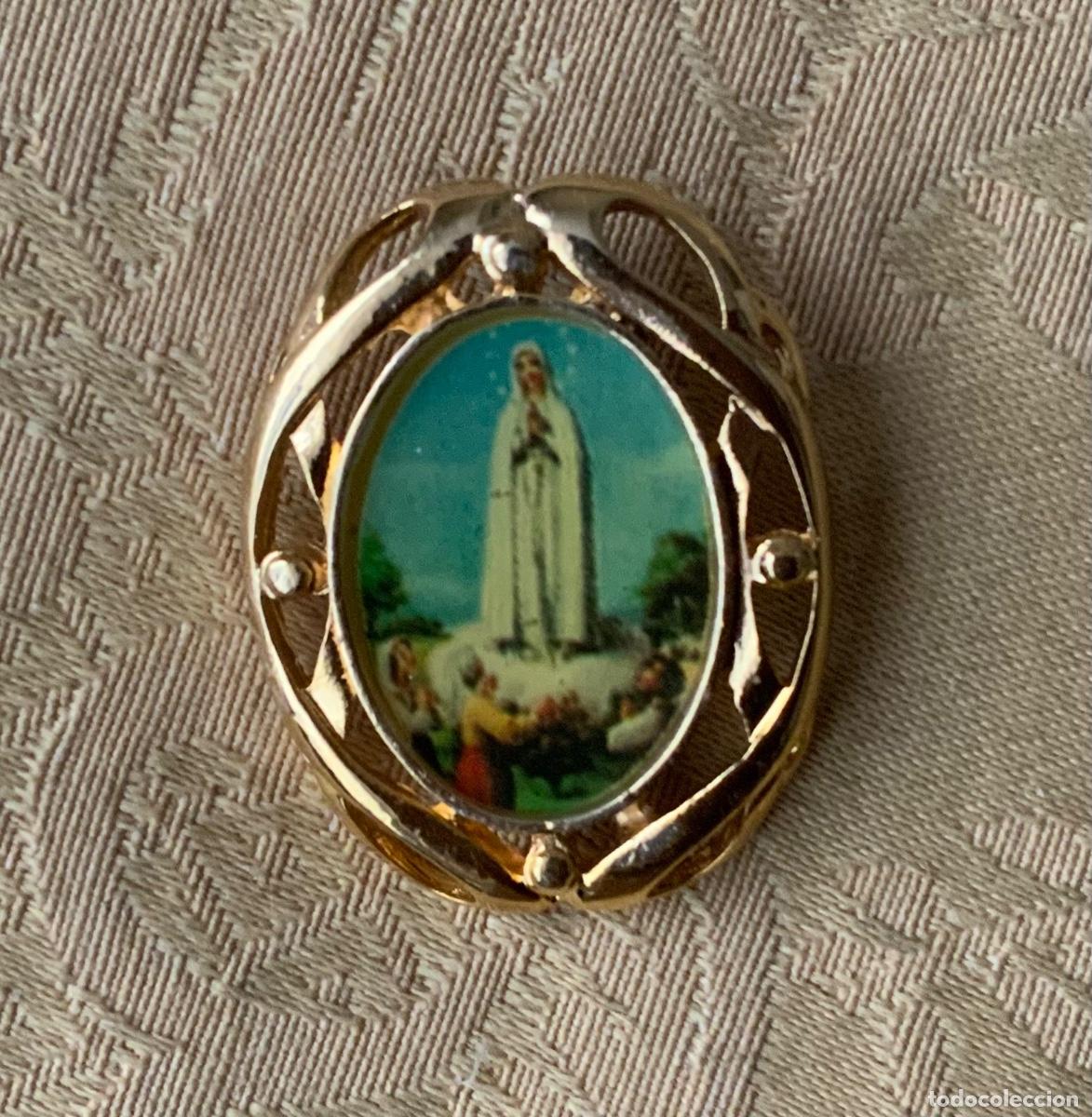 Vintage: BROCHE VINTAGE VIRGEN DE FATIMA - Foto 6
