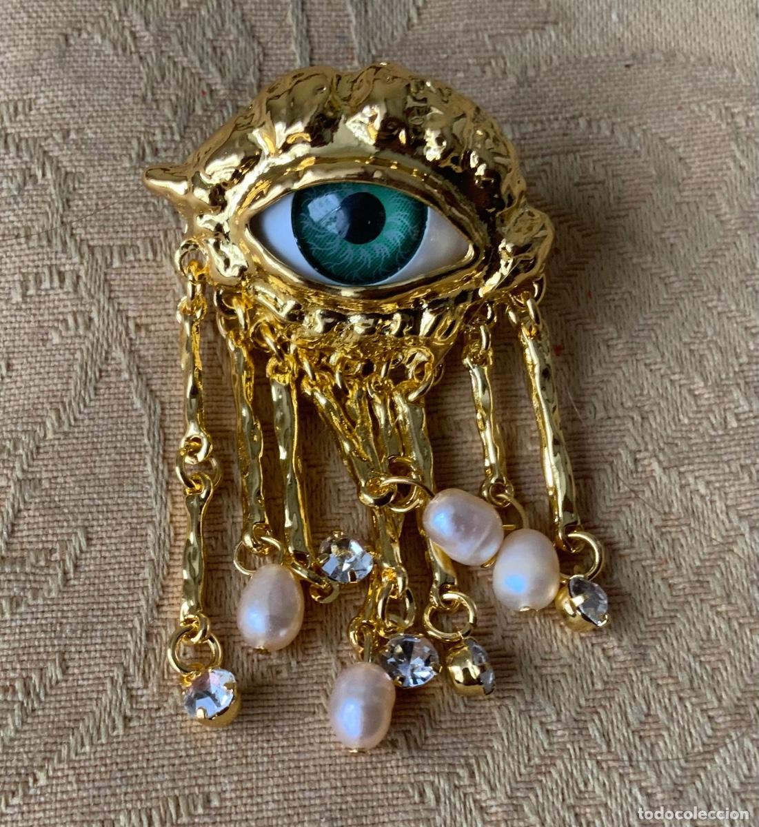 Vintage: PENDIENTES SURREALISTAS OJOS - Foto 2