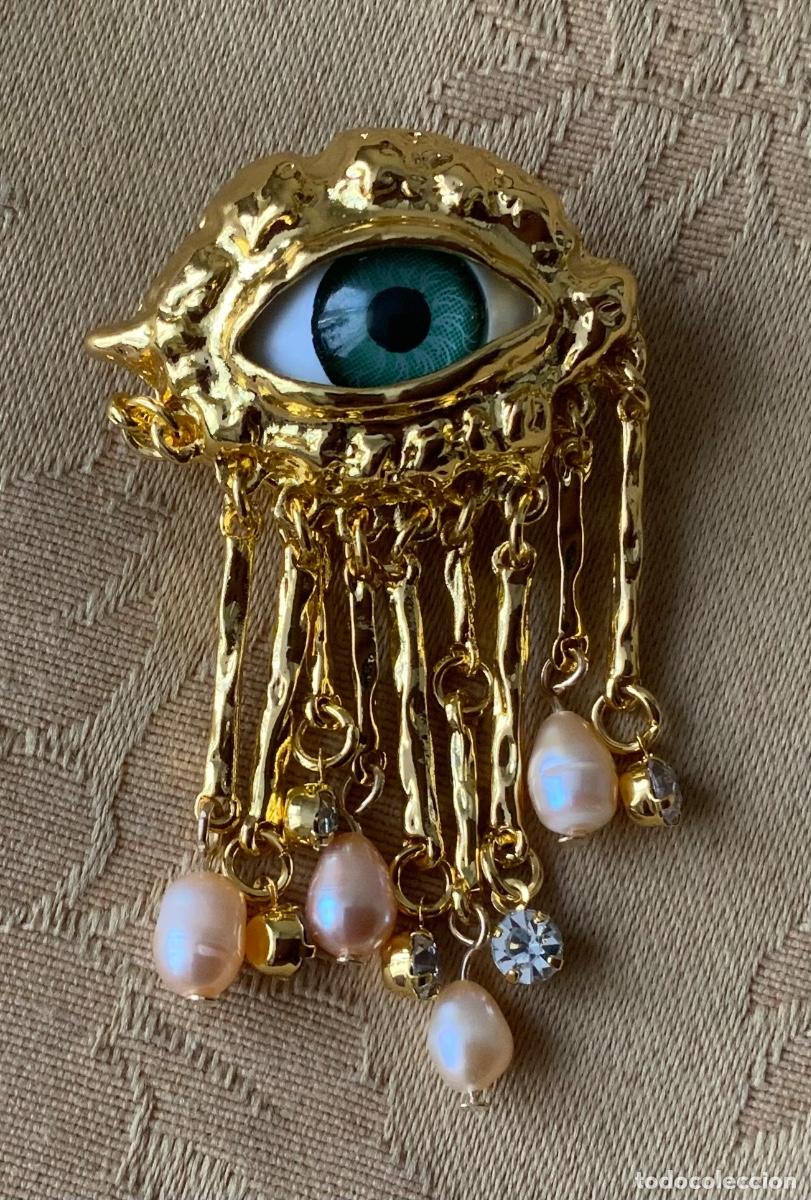 Vintage: BROCHE SURREALISTA OJO - Foto 1