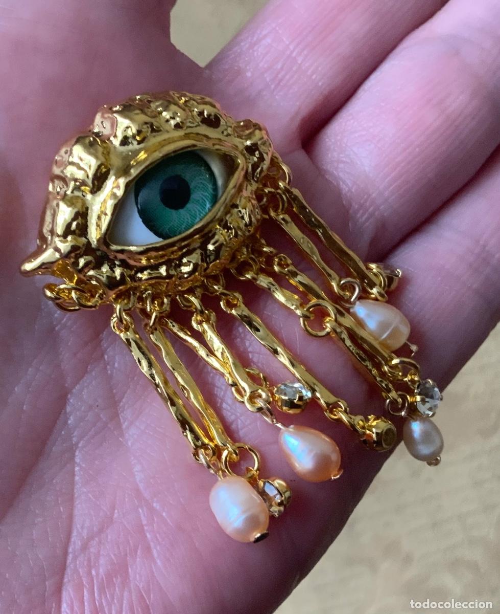 Vintage: BROCHE SURREALISTA OJO - Foto 2