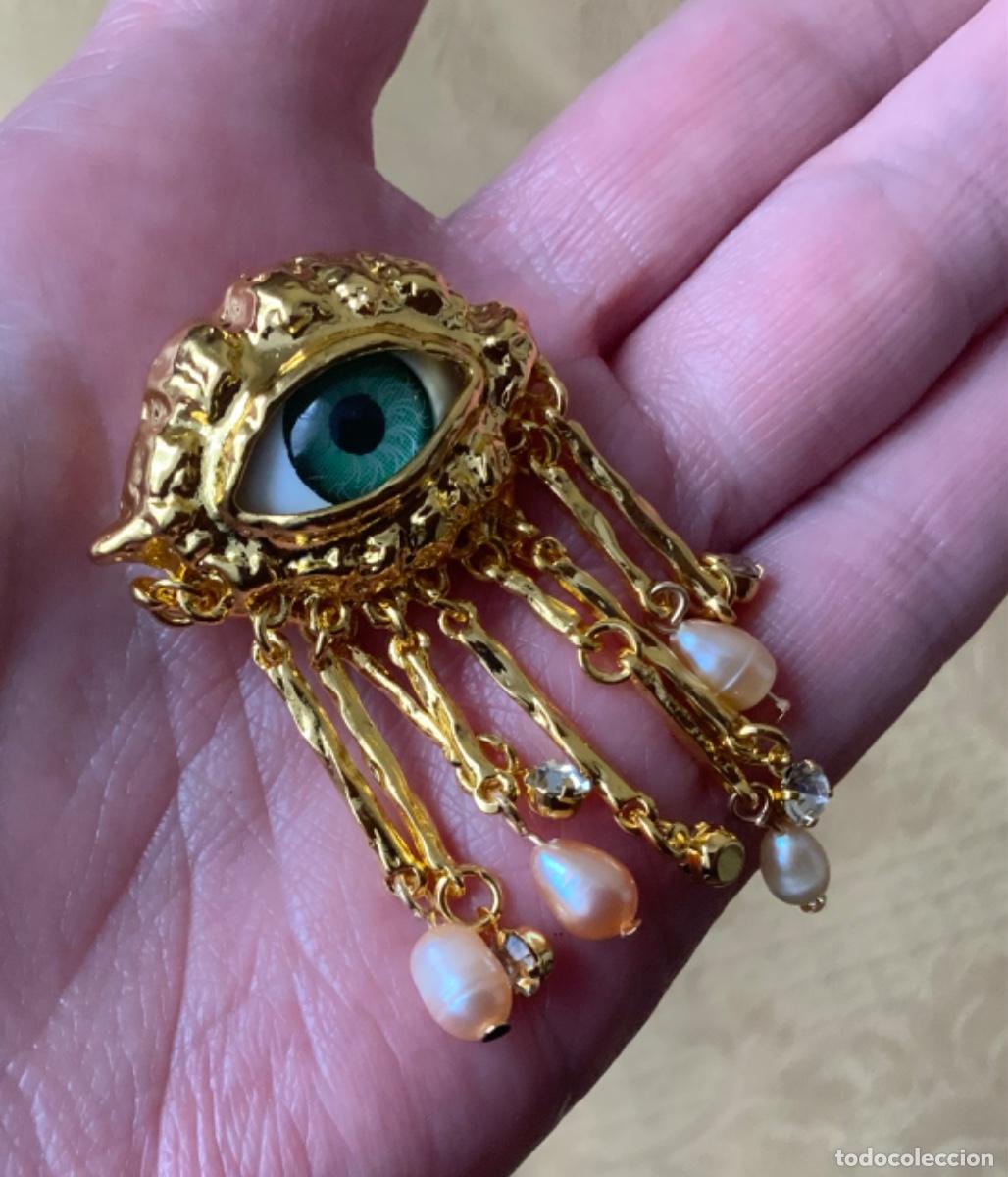 Vintage: BROCHE SURREALISTA OJO - Foto 6