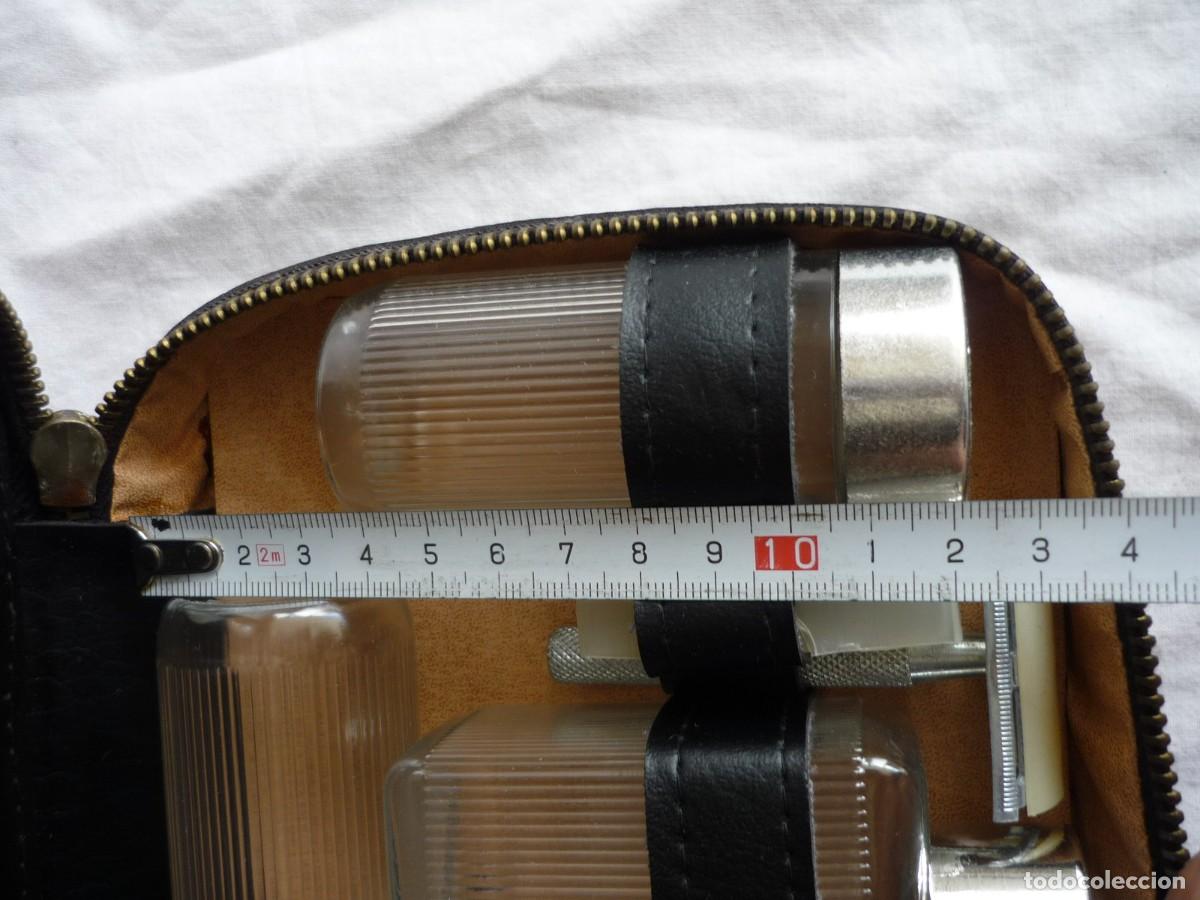 Vintage: Neceser de viaje completo, recipientes de pl&aacute;stico - Foto 5