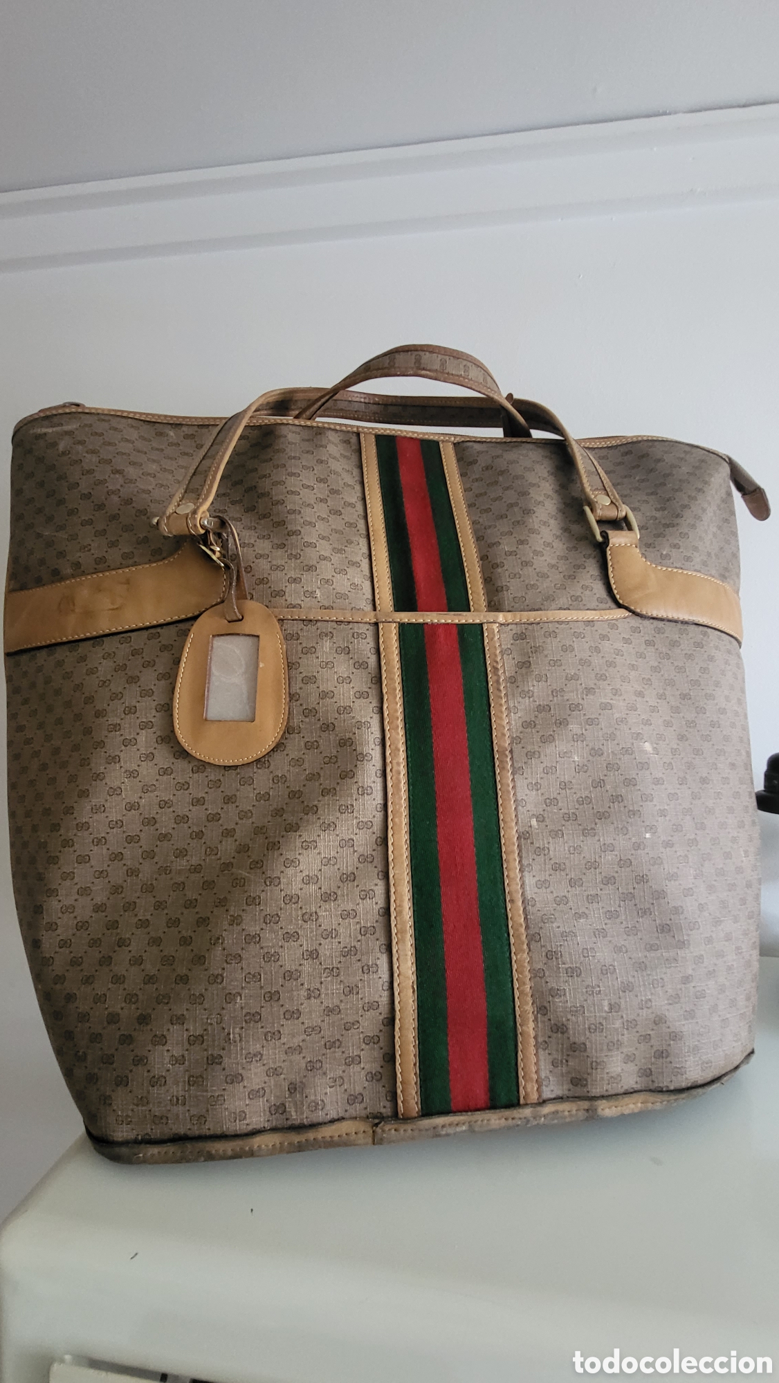 Vintage: GUCCI BOLSA DE VIAJE MICRO MONOGRAM VINTAGE - Foto 1