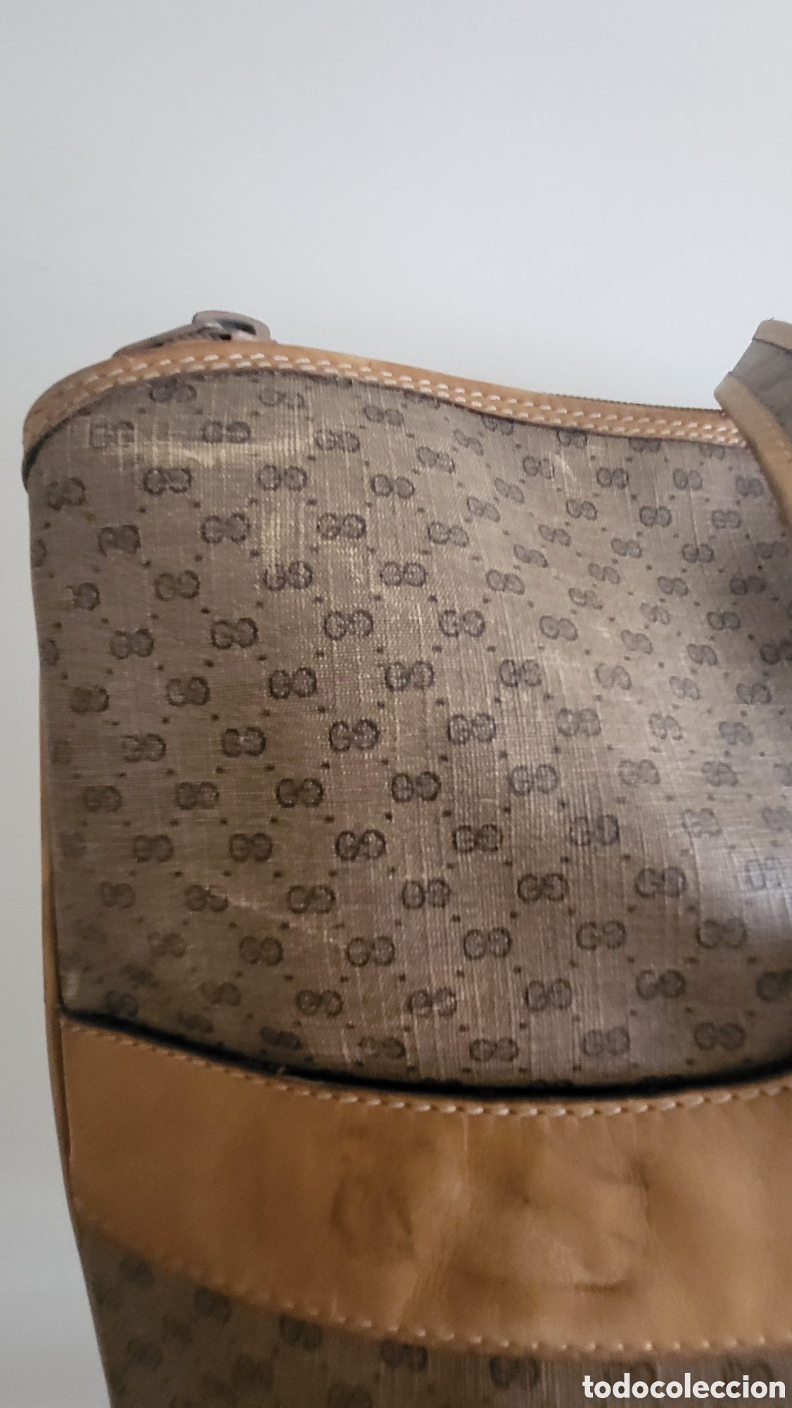 Vintage: GUCCI BOLSA DE VIAJE MICRO MONOGRAM VINTAGE - Foto 7
