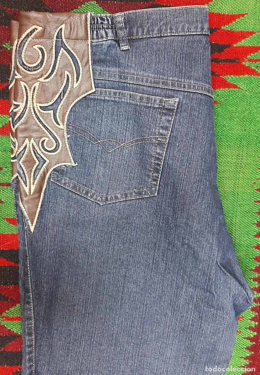 Vintage: Vaqueros vintage con apliques, extragrandes (17.5) - Foto 1
