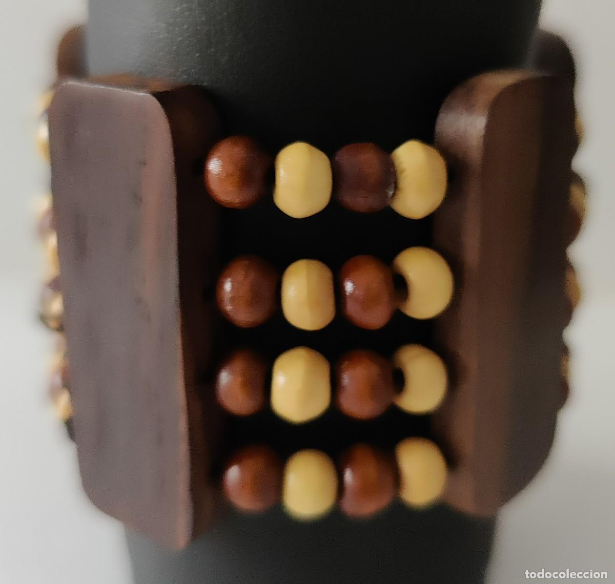 Vintage: Pulsera de Madera. Vintage - Foto 4
